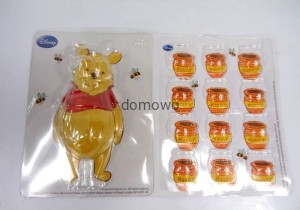 PLASTIKOWA FORMA MIŚ+12 BECZUŁEK MIODU 3 D