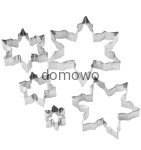 METALOWE FOREMKI WYKRAWACZE ŚNIEŻYNKA PŁATEK 5 szt