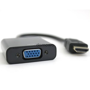 ADAPTER HDMI NA VGA RGB CZARNY