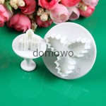 PLASTIKOWE FOREMKI FOREMKA WYKRAWACZE LIŚĆ 2 szt