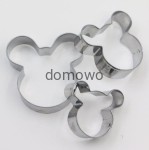METALOWE FOREMKI wykrawacze MYSZKA MIKI 3szt