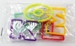 PLASTIKOWE FOREMKI wykrawacze LITERKI KLMNO