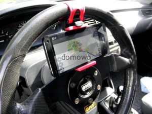 UCHWYT KLIPS GSM NA TELEFON TABLET NA KIEROWNICĘ