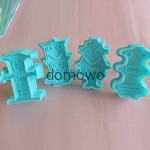 PLASTIKOWE FOREMKI WYKRAWACZE 4 szt ROBOTY