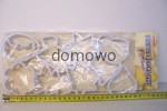 PLASTIKOWE FOREMKI WYKRAWACZE CIASTEK-10 szt duże