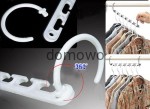 SUPER WIESZAK WONDER HANGERS -8szt odzież apaszki