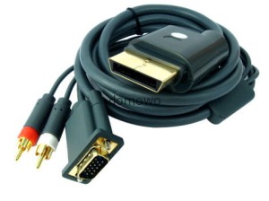 KABEL VGA HD DO XBOX 360 GOLD PLATED + audio