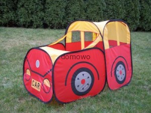 DOMEK NAMIOT DO ZABAWY W POKOJU OGRODZIE-auto duży