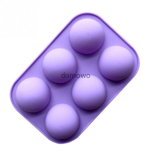 FOREMKA FORMA SILIKONOWA - półkule 6 szt